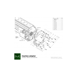 Adapter Ford Barra - Manual / automat DCT 8HP BMW