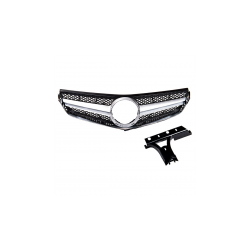 Grill sportowy Silver A-Type  MERCEDES E-Class (C207) Coupe (A207) Cabrio przed liftem 2009-2013