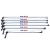Przewody zapłonowe PowerTEC CHRYSLER 300C 300M SEBRING VISION V6 93-10 Niebieskie