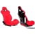 Fotel sportowy TURISMO Welur Red