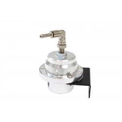 Regulator ciśnienia paliwa TURBOWORKS RACING AN6 + zegar SILVER