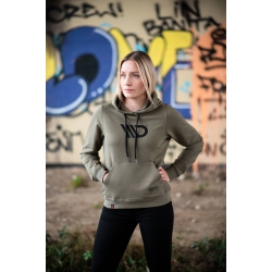 Damska bluza z kapturem khaki