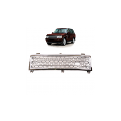 Grill sportowy Chrome & Silver  LAND ROVER RANGE ROVER III (L322) przed liftem 2002-2006