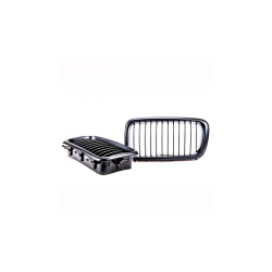 Grill sportowy pojedyncze żeberka Matt Black  BMW 7 (E38) 1994-2001