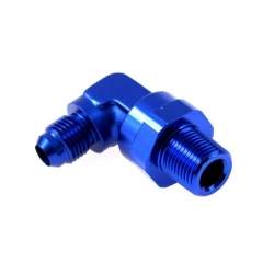 Łącznik męsko-męski 90st AN6-1/4NPT