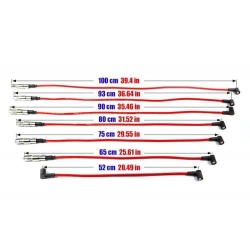 Przewody zapłonowe PowerTEC FORD GALAXY SEAT ALHAMBRA VW GOLF V6 88-00 Niebieskie
