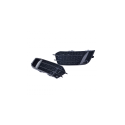 Ramki do halogenów Gloss Black  AUDI A1 (8X) Sportback Hatchback przed liftem 2010-2015