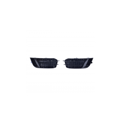 Ramki do halogenów Gloss Black  AUDI A1 (8X) Sportback Hatchback przed liftem 2010-2015