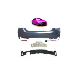 Tylny zderzak sport PDC zestaw z dyfuzorem  BMW 4 (F32) Coupe (F33) Cabrio (F36) Gran Coupe 2013-2021