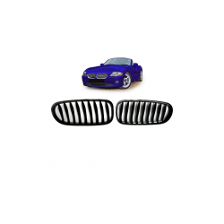 Grill sportowy pojedyncze żeberka Matt Black  BMW Z4 (E85) Roadster Z4 (E86) Coupe 2002-2008