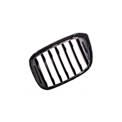 Grill sportowy pojedyncze żeberka Gloss Black  BMW X3 (G01, F97) X4 (G02, F98) przed liftem 2017-2021