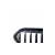 Grill sportowy pojedyncze żeberka Gloss Black  BMW 2 (F44) Gran Coupe 2020-obecnie