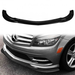 Dokładka przedniego zderzaka Gloss Black  MERCEDES C-Class (W204) Sedan (C204) Coupe (S204) T-Model Facelift 2011-2014