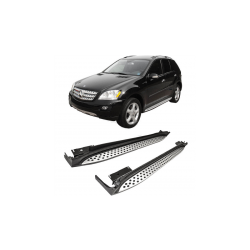 Stopnie boczne z aluminium  MERCEDES M-Class (W164) 2005-2011