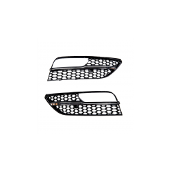 Ramki do halogenów Chrome & Black  AUDI A3 (8V) Saloon Hatchback Sportback Cabrio przed liftem 2013-2016