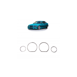 Dekory deski rozdzielczej Chrome  BMW 3 (E36) Coupe Touring Compact Cabrio Sedan 1990-1999