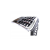 Grill sportowy Chrome & Black  AUDI A3 (8P) Sportback Hatchback przed liftem 2005-2008