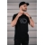 Męski t-shirt czarny z szarym logo