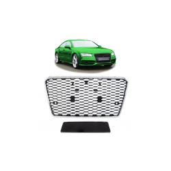 Grill sportowy Chrome & Gloss Black  AUDI A7 (4G) Sportback przed liftem 2010-2014