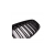 Grill sportowy podwójne żeberka Gloss Black  BMW 5 (F07) Gran Turismo 2013-2017