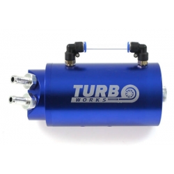 Oil catch tank 0.7L 15mm TurboWorks Blue