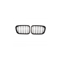 Grill sportowy podwójne żeberka Gloss Black  BMW 3 (E46) Sedan Compact Touring przed liftem 1998-2001