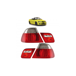 Zestaw Lamp Tylnych LED Red Clear  BMW 3 (E46) Cabrio przed liftem 1999-2003