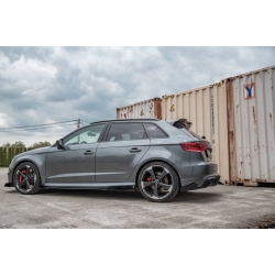 Splittery Tylne Boczne Racing Durability + Flaps Audi RS3 8V Sportback
