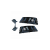 Ramki do halogenów Gloss Black  AUDI A4 B9 (8W) Sedan Avant przed liftem 2015-2019