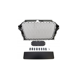 Grill sportowy Chrome & Black W/O PDC  AUDI A3 (8V) Saloon Hatchback Sportback Cabrio przed liftem 2012-2016