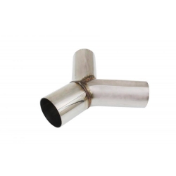 Trójnik wydechu 90st 70/76mm 304SS