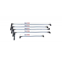 Przewody zapłonowe PowerTEC AUDI 80 100 A6 COUPE 2.0 16V 90-96 Niebieskie