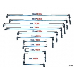Przewody zapłonowe PowerTEC AUDI V8 100 S6 3.6 4.2L V8 91-97 Niebieskie