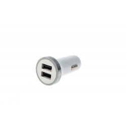 Ładowarka samochodowa 12-24V 2xUSB 2.4A Biały Typ 2