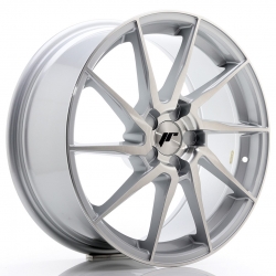 Felga aluminiowa JR Wheels JR36 18x8 ET20-52 5H BLANK Silver Brushed Face