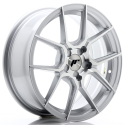 Felga aluminiowa JR Wheels JR30 17x7 ET20-40 5H BLANK Silver Machined Face