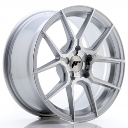 Felga aluminiowa JR Wheels JR30 17x8 ET20-40 5H BLANK Silver Machined Face