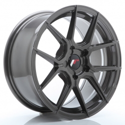 Felga aluminiowa JR Wheels JR30 17x8 ET20-40 5H BLANK Hyper Gray