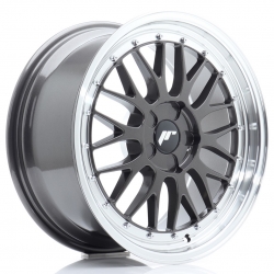 Felga aluminiowa JR Wheels JR23 18x8,5 ET25-48 5H BLANK Hyper Gray w/Machined Lip