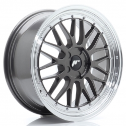Felga aluminiowa JR Wheels JR23 19x8,5 ET20-50 5H BLANK Hyper Gray w/Machined Lip