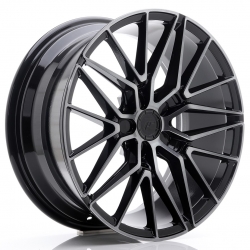 Felga aluminiowa JR Wheels JR38 18x8 ET42 5x112 Black Brushed w/Tinted Face