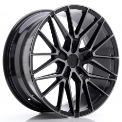 Felga aluminiowa JR Wheels JR38 20x9 ET35 5x112 Black Brushed w/Tinted Face