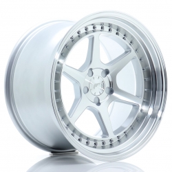 Felga aluminiowa JR Wheels JR43 18x10,5 ET15-22 5H BLANK Silver w/Machined Face