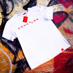 Felga aluminiowa Concaver Men's T-Shirt Logo White Size L