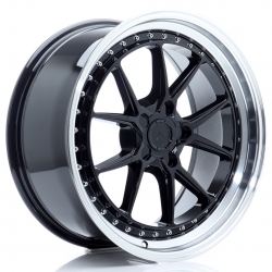 Felga aluminiowa JR Wheels JR39 19x8,5 ET15-35 5H BLANK Glossy Black w/Machined Lip