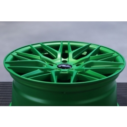 JR Wheels JR28 17x8 Matt Candy Apple Green